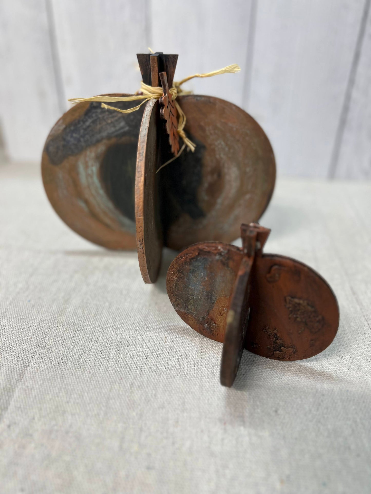 Creating Crusty Goodness on 3D Standing Pumpkins Using Mixed Media!