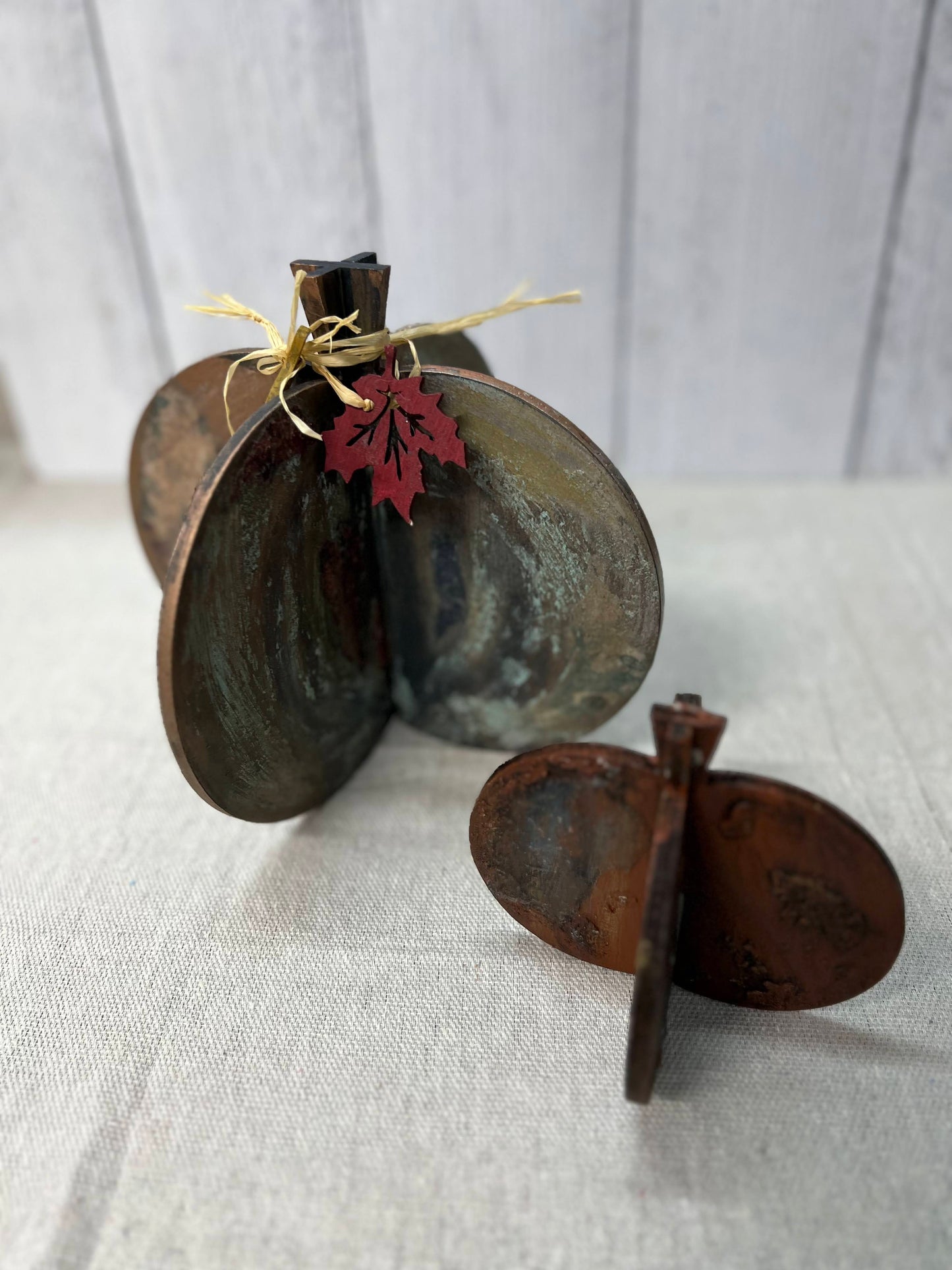 Creating Crusty Goodness on 3D Standing Pumpkins Using Mixed Media!