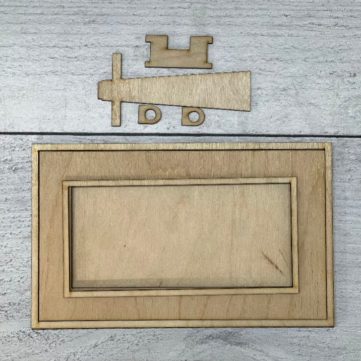 Wood Blanks Mini Rectangle Frame