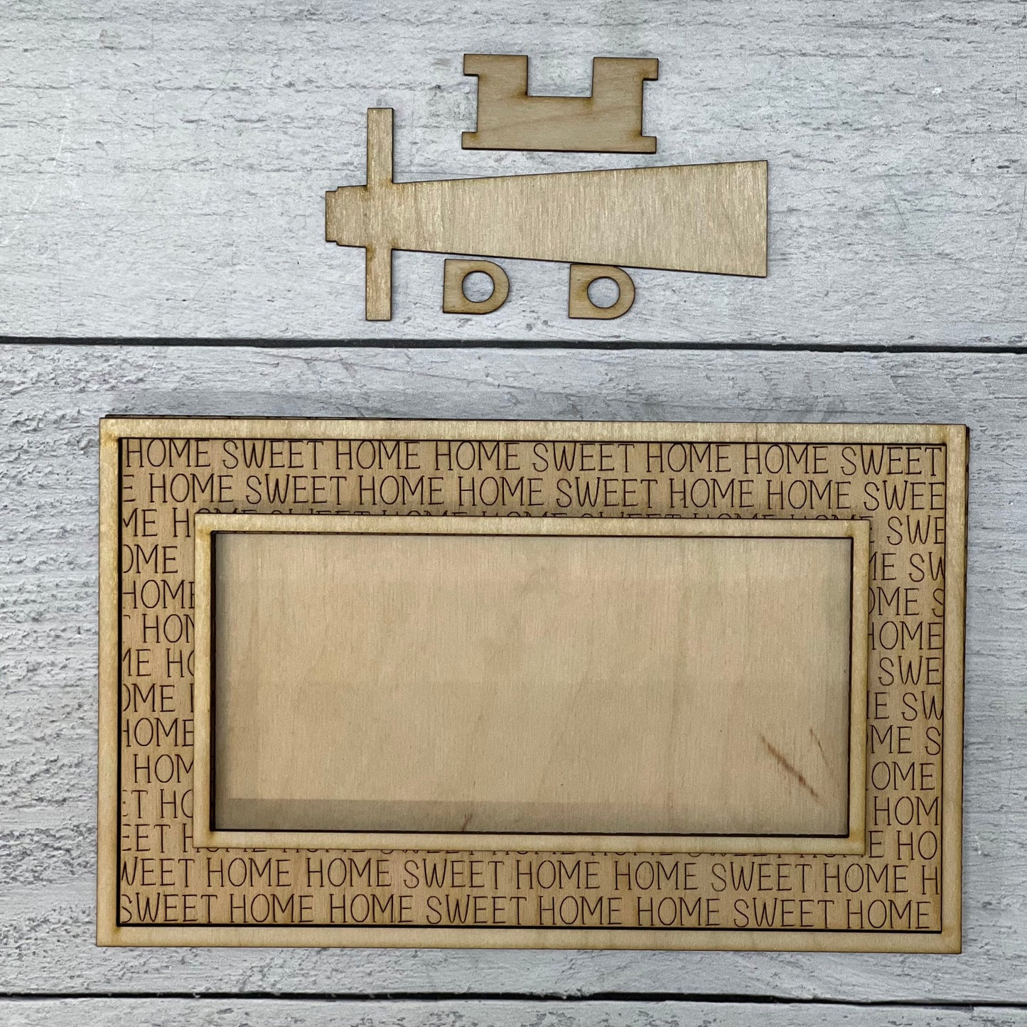 Wood Blanks Mini Rectangle Frame