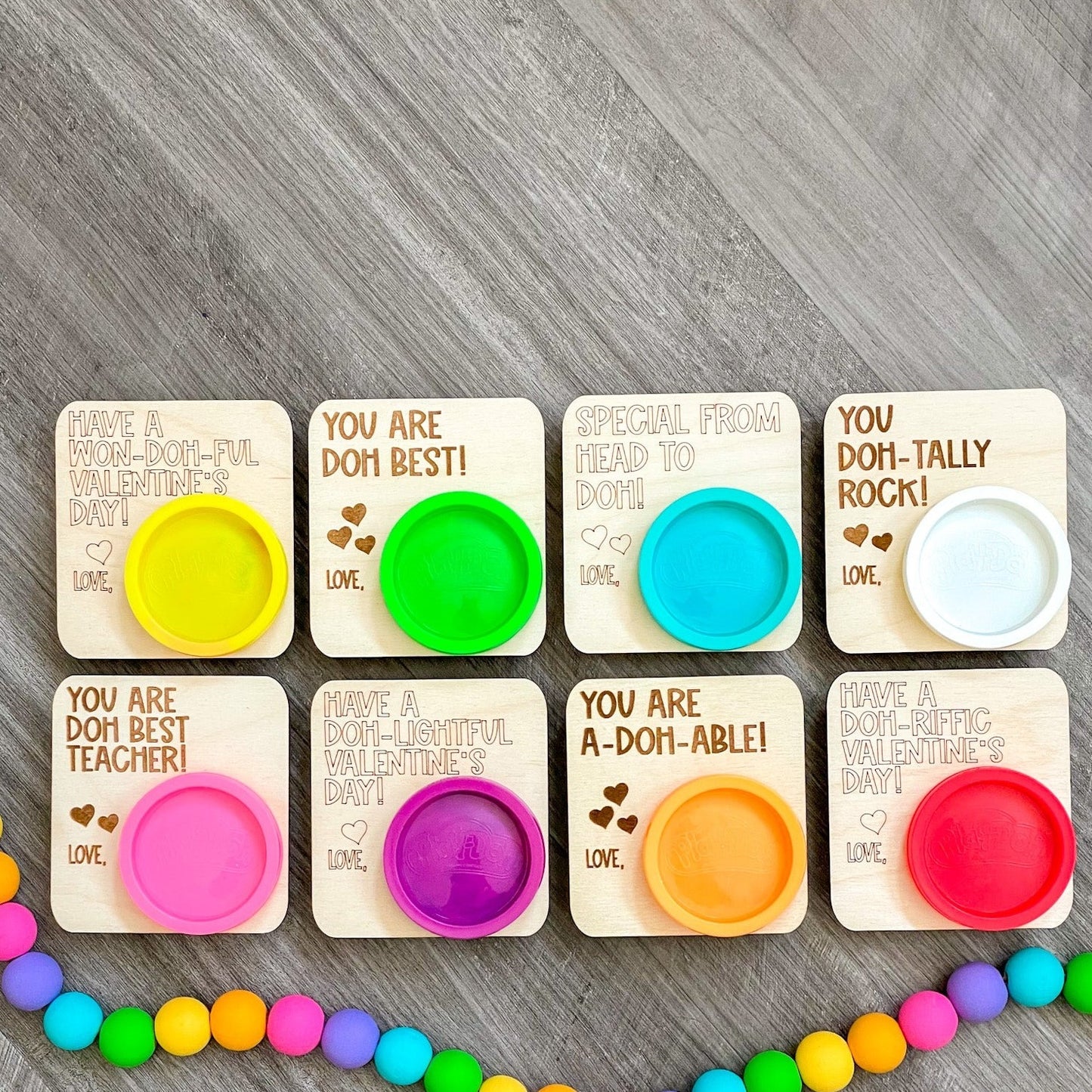 Playdoh Wood Blanks